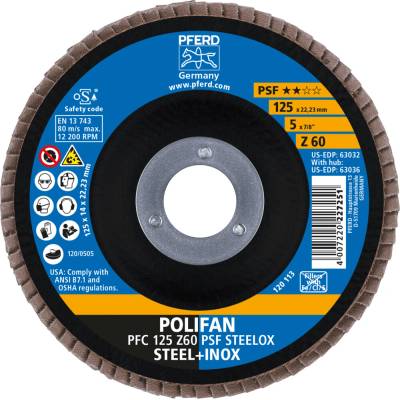 Pferd lamelový brúsny kotúč 125 mm Z60 67766125