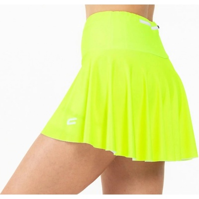 Sukýnka se šortkami Crussis neon yellow