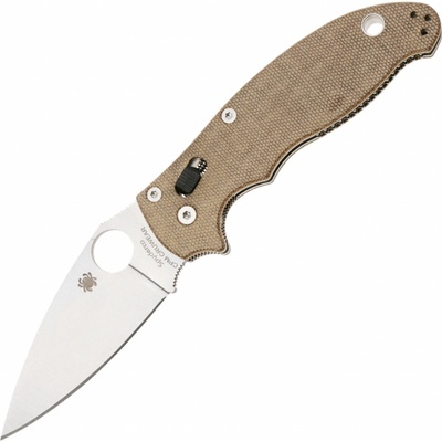 Spyderco Manix 2 Brown Canvas Micarta CPM CRU-WEAR Reveal 14 C101MPCW2