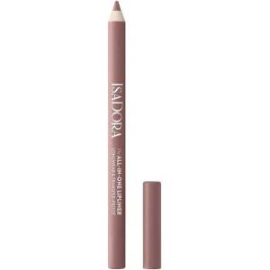 IsaDora Дълготраен молив за устни All-in-One, 01 Bare Beige, 1.2 g - ozone