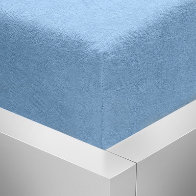 Stanex Froté napínací prostěradlo světle modré 200x200