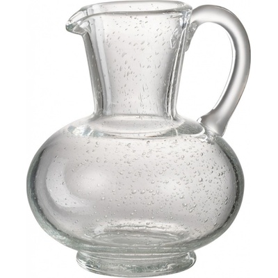 J-Line by Jolipa Transparetní skleněný džbán s bublinkami Yones 1750 ml