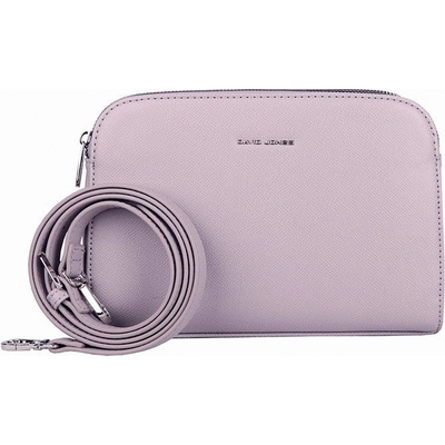 David Jones malá pevná tříoddílová crossbody kabelka CM6793F světlefialová