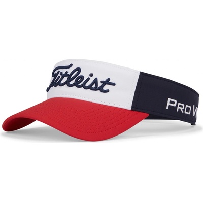 Titleist Tour Performance Visor Navy/White/Red