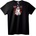NOONEBRAND Тениска Бу-Ра Призрак с Цветя - 2XL, Black