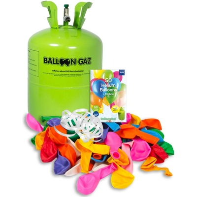 Worthington Industries EU Helium na 50 balónků Balloon Time Helium na 50 balónů: + 50 pastelových balónů