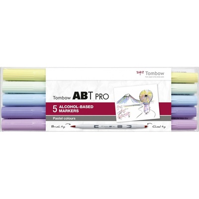 Tombow ABT PRO Pastel colours 5 ks ABTP-5P-2