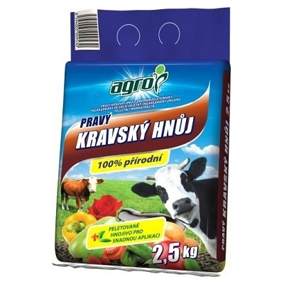 AGRO hnoj pravý kravský 2,5kg