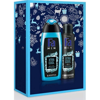 FaMan Xtra Cool sprchový gel 250 ml + deospray 150 ml dárková sada
