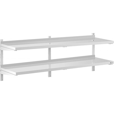 Royal Catering Nástenná polica - 2 police - 40 x 180 cm RCWR-1800.4