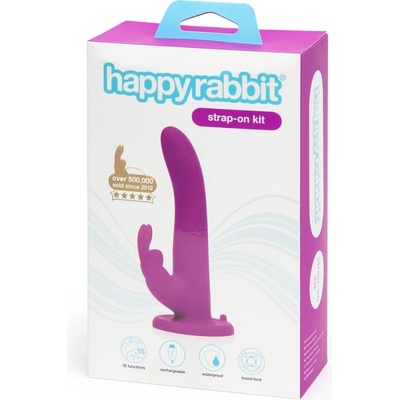Happy Rabbit Vibrating Strap-On Harness Set