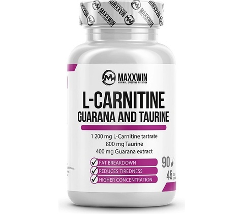 guarana taurine and l-carnitine MaxxWin 90 kapslí od 149 Kč toner morning routine best place to buy QTY:12 PACK