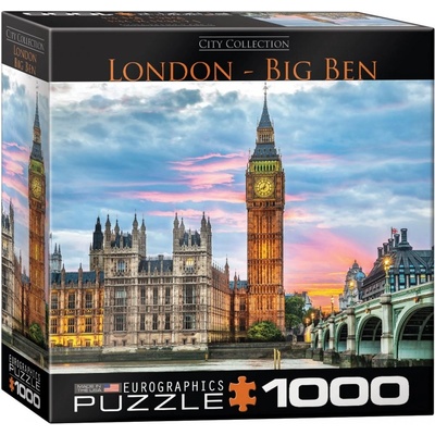 Eurographics Londýn Big Ben 1000 dielov