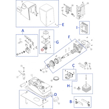 PMD1501R04.4610 slimák prevodovky RD400, RB350, RB400, SLH400