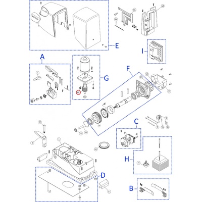 PMD1501R04.4610 slimák prevodovky RD400, RB350, RB400, SLH400