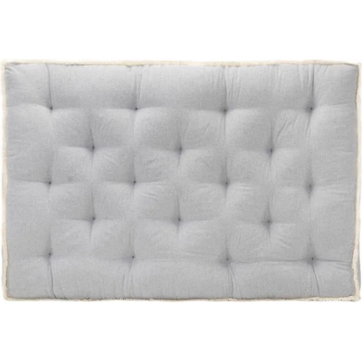 vidaXL Възглавница за палетен диван, сива, 120x80x10 см (314800)