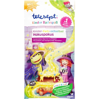 Tetesept Bath Hokuspokus soľ do kúpeľa pre deti 45 g