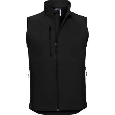 Russell Athletic 141m / Мъжки трислоен софтшел елек - черен l (10141m00203)