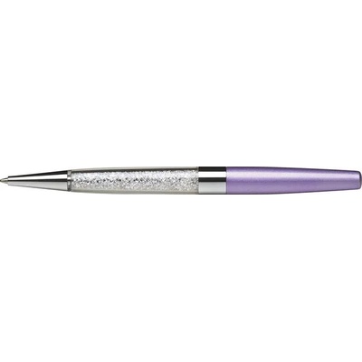 Art Crystella Химикалка, светлолилава, с бял кристал swarovski на дъното, 14 см, art crystella 1805xga200 (1805xga200)
