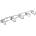 Lanberg Аксесоар Lanberg 19" cable management AK-1205-S panel 5 rings - type b 1U, grey (AK-1205-S)
