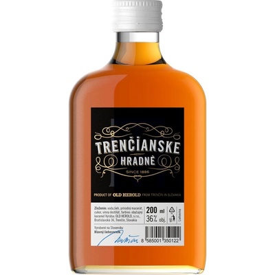 OLD HEROLD Trenčianske Hradné 36% 0,2 l (čistá fľaša)