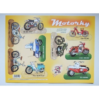 Vystřihovánky IV - Motorky. Mičánek