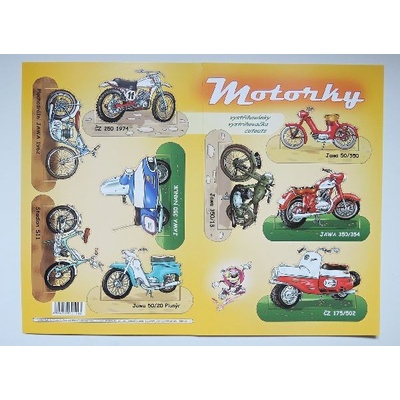 Vystřihovánky IV - Motorky. Mičánek
