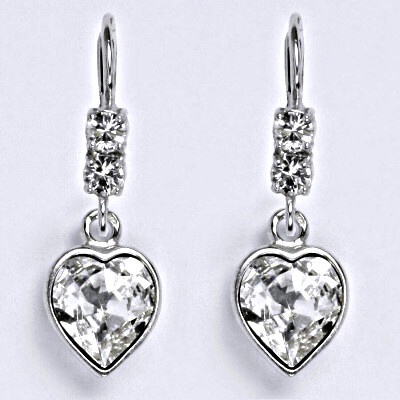 Čištín se Swarovski krystalem čiré sedce NK 1346/1396
