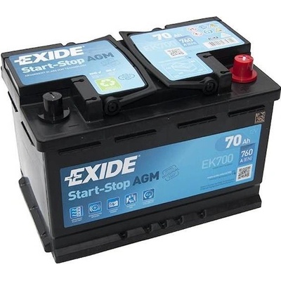 Exide Star-Stop AGM 12V 70Ah 760A EK700 – Hledejceny.cz