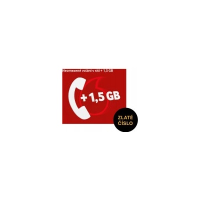 778 660 650 Vodafone SIM karta, Zlaté číslo