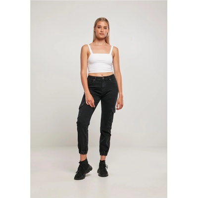 Urban Classics Дамски дълги карго панталони в черен цвят Ladies Denim Cargo PantsMODEL116 SALE - , размер 30