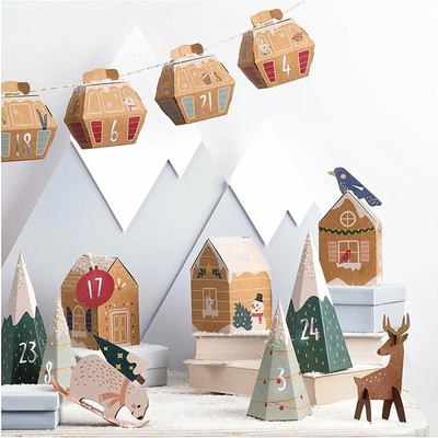 Folia Max Bringmann Zasněžená vesnička