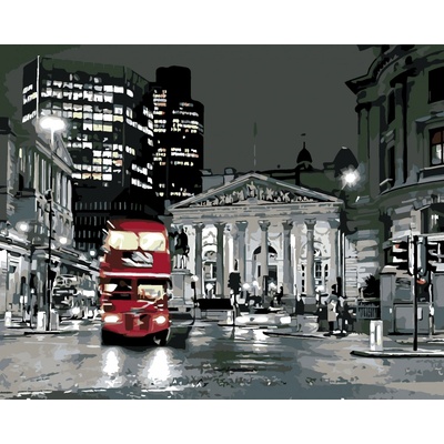 Zuty Malování podle čísel Londýnský bus 100 x 80 cm vypnuté plátno na rám