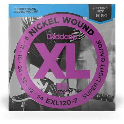 D'addario EXL120-7