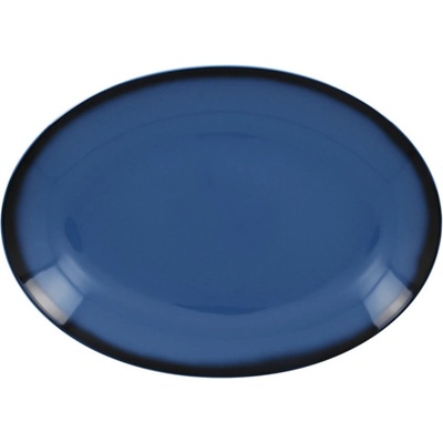 RAK Porcelain Talíř oválný 26 x 19 cm modrá RAK-LENNOP26BL
