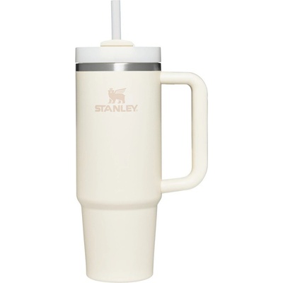 STANLEY Кремав термос със сламка от неръждаема стомана 890 ml Quencher H2. O FlowState Tumbler Cream 2.0 - Stanley (100000143339)