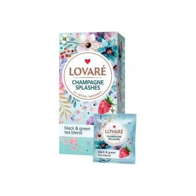 Lovare čaj s jahodou Champagne 24 x 2 g