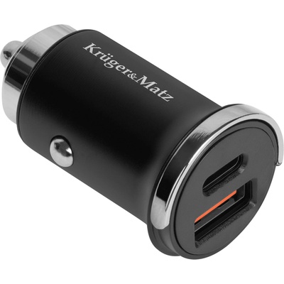Kruger&Matz Autonabíjačka Krüger&Matz 30 W USB-A + USB-C L-KM0871