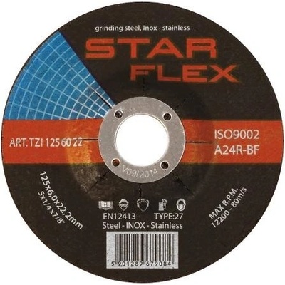 Star Flex Brusný kotouč 125 x 6 x 22 mm TZI 1256022