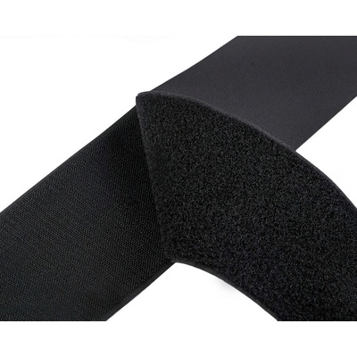Stoklasa Suchý zip háček + plyš 750186 černý, šířka 10cm (v metráži)