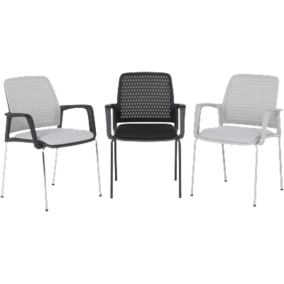 Bittel Посетителски стол Carmen 1138 CH - светлосив (B3520901_3)