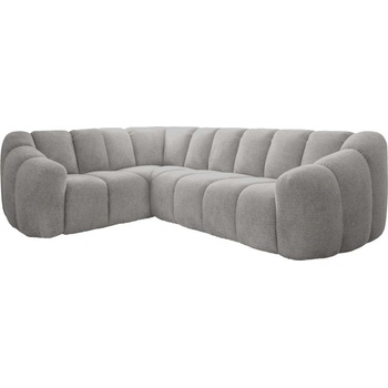 Miuform Светлосив ъглов диван (ляв ъгъл/L форма) Shell - Miuform (2539TA11)