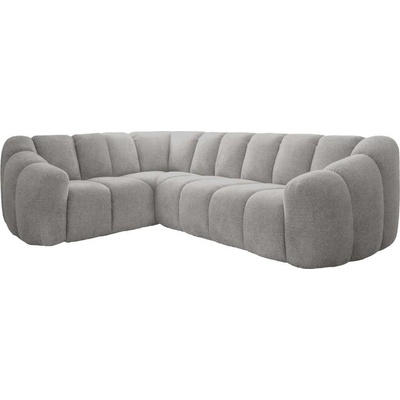 Miuform Светлосив ъглов диван (ляв ъгъл/L форма) Shell - Miuform (2539TA11)