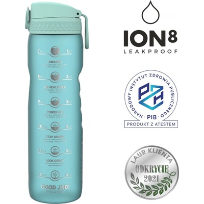 Ion8 Leak Proof láhev Motivator Sonic Blue 1000ml