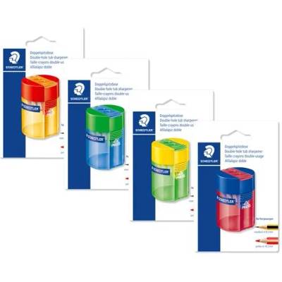 STAEDTLER Острилка с два отвора staedtler "511 006", смесени цветове 512 006 bk (512 006 bk)