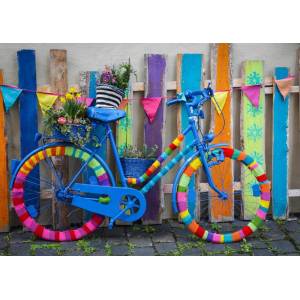 Grafika Art Puzzle - Puzzle My Beautiful Colorful Bike 1500 - 1 500 piese