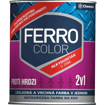 FERRO U 2066/2430 COLOR pololesk, hnědá 0,75 L