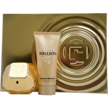 Paco Rabanne Lady Million EDP 80 ml + telové mlieko 100 ml darčeková sada