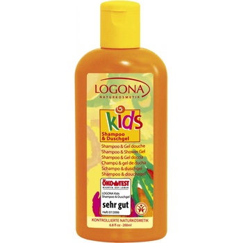 Logona Kids šampón a sprchový gél Broskyňový kvietok 200 ml