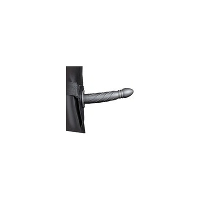 Ouch! Twisted Hollow Strap-on 8" 20 см Gunmetal (P23829)